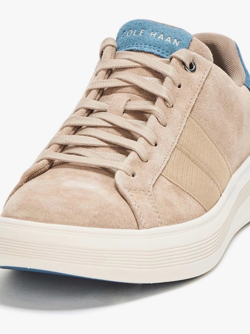 Cole Haan Crosscourt Premier in Burch Beige & Teal